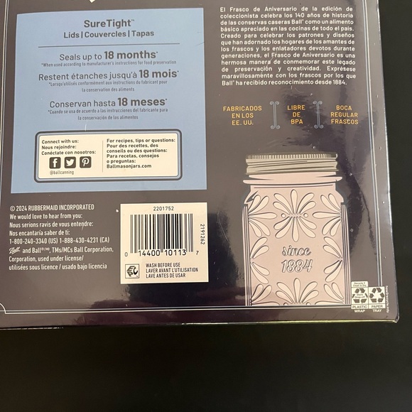 COPY - Mason jars 140th anniversary collector edition - Picture 4 of 4